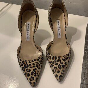 Manolo Blahnik Pump Leopard 50mm D’orsay